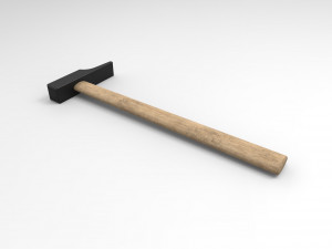 cabinetmaker hammer 3D 모델