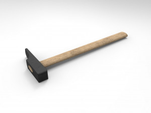 cabinetmaker hammer 3D 模型