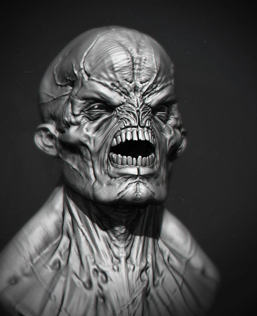 creature for 3d printing 3D Print Model .c4d .max .obj .3ds .fbx .stl .blend 