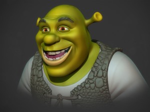 shrek Modelo de Impressão 3D