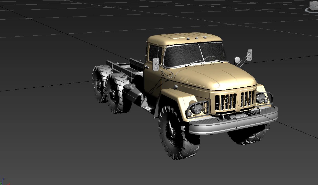 zil 131 3D Model .c4d .max .obj .3ds .fbx .stl .blend