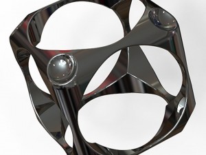 multi axial cubic ring 3D 프린트 모델