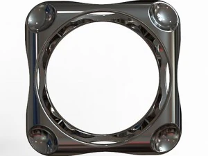 multi axial cubic ring 3D Print Model