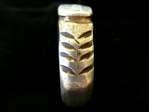 replica of a legio vi victrix roman officer ring 3D Baskı Modeli