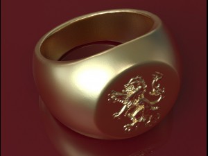 belgium coat of arms signet 3D Print Model