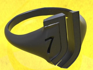 juventus fan ring Modelo de Impressão 3D