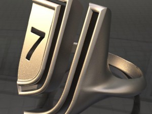 j7 mens ring 3D Print Model