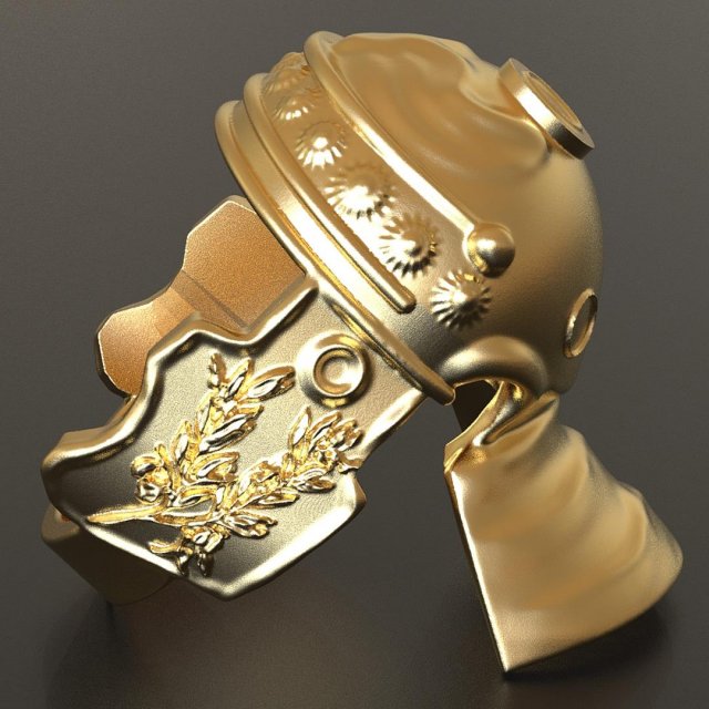 galea mens ring 3D Print Model .c4d .max .obj .3ds .fbx .stl .blend 