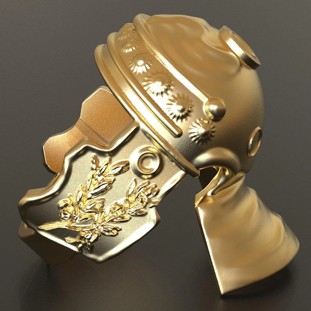 galea mens ring 3D Print Model .c4d .max .obj .3ds .fbx .stl .blend