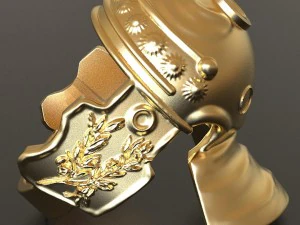 ガレアメンズリング 3Dプリントモデル