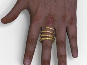 snake ring 3D प्रिंट मॉडल