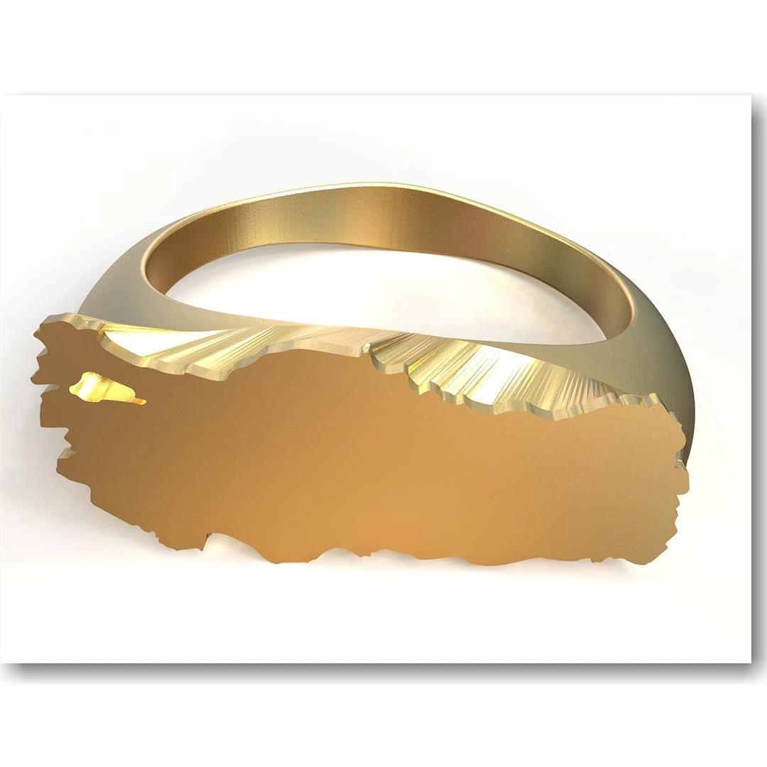 turkey ring 3D Print Model .c4d .max .obj .3ds .fbx .stl .blend 