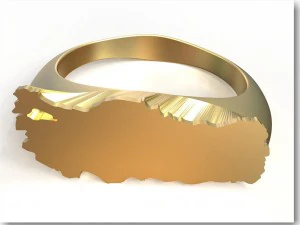 pierścień z indyka Model do druku 3D