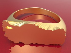 turkey ring 3D Print Model
