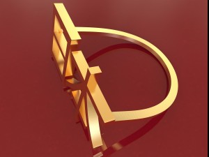 japan kanji ring Modello di stampa 3D