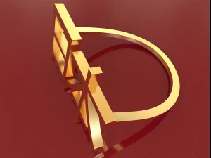 japan kanji ring 3D Print Model