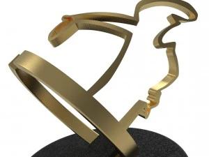 坎万多利斯线环 3D 打印模型