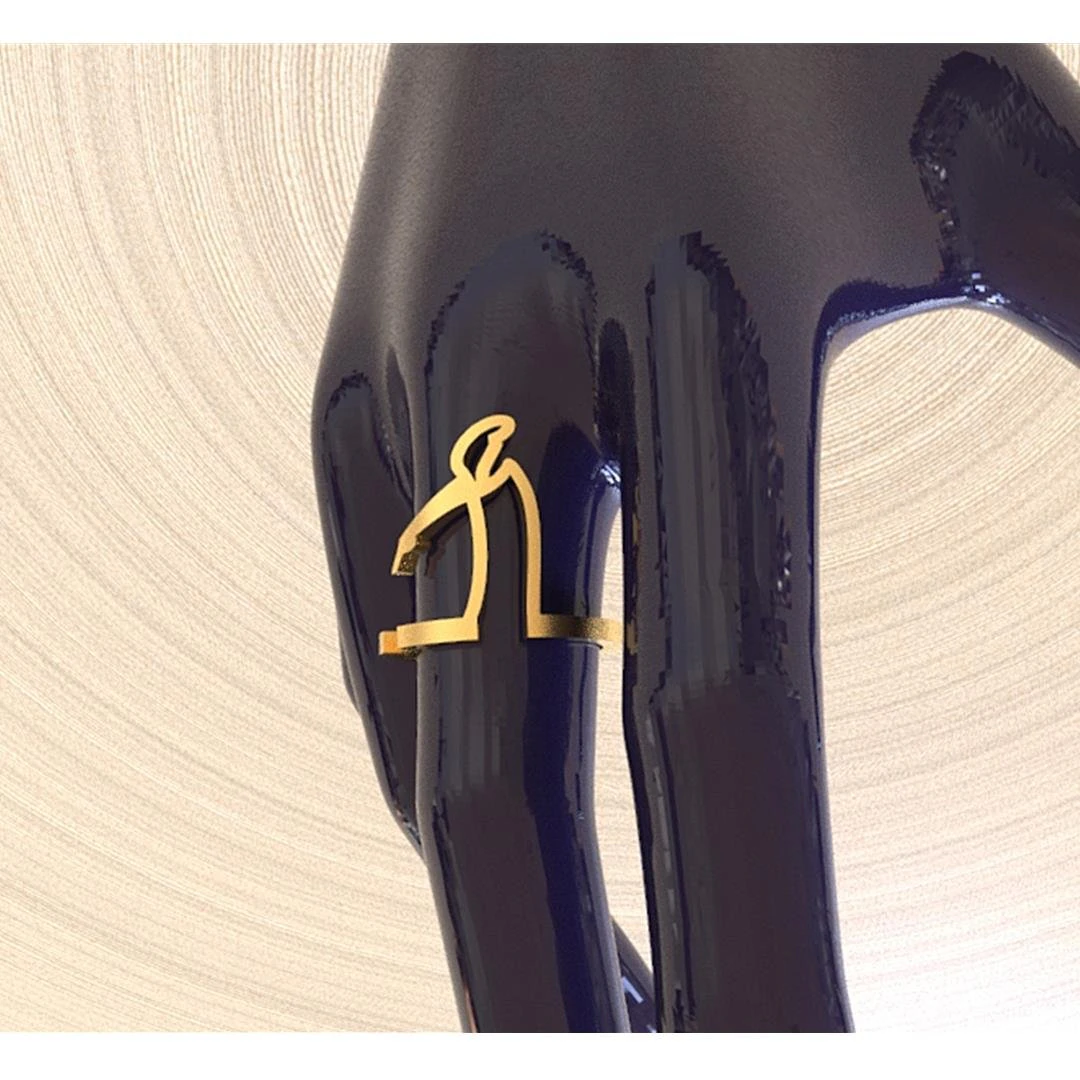 adjustable ring cavandolis linea 2 3D Print Model .c4d .max .obj .3ds .fbx .stl .blend 