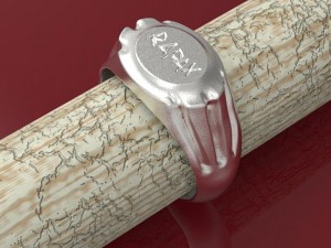 replica of a roman legionary ring of the xxi rapax 3D प्रिंट मॉडल
