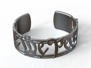 we the people bracelet 3D प्रिंट मॉडल