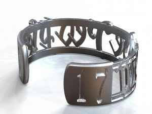 we the people bracelet 3D-printmodel