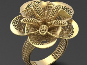 flower ring 2 3D Print Model
