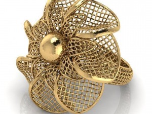 flower ring 3 3D प्रिंट मॉडल