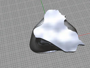 伊拉克地图环 3D 打印模型