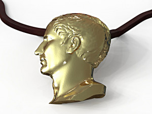 julius caesar pendant 3D प्रिंट मॉडल