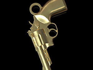 revolver pendant 3D Print Model