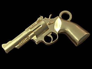 revolver pendant Modelo de Impressão 3D