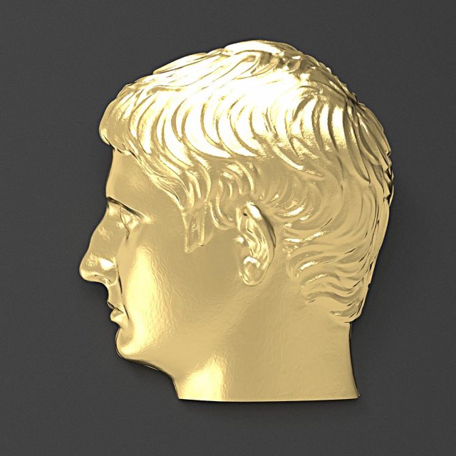 augustus emperor pendant Modelo de Impressão 3D .c4d .max .obj .3ds .fbx .stl .blend 