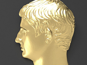 augustus emperor pendant 3D Print Model