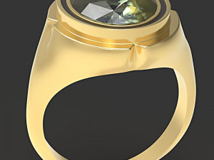oval ring 3D Print Model