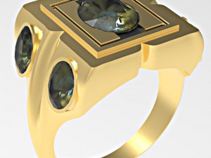 5 oval gems mensring 3D Print Model
