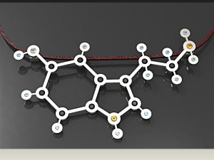 serotonine pendant 3D Print Model