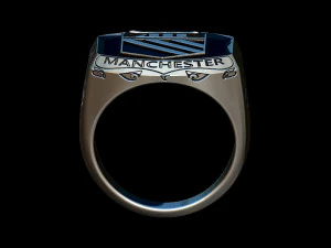 manchester united vintage ring 3D Print Model