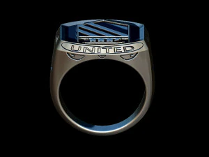 manchester united vintage ring 3D Print Model