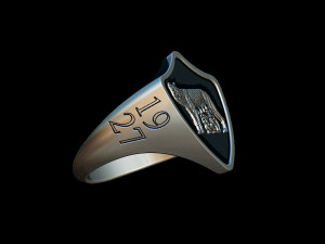 as roma vintage ring Modelo de Impressão 3D