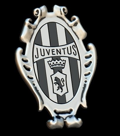 juventus vintage silver pendant 3D Принт Модель .c4d .max .obj .3ds .fbx .stl .blend 