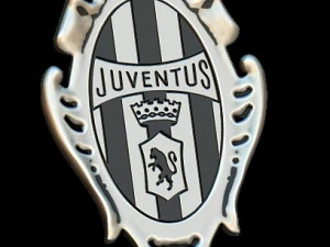 Ciondolo in argento vintage della Juventus Modello di stampa 3D