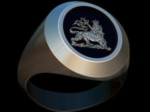 Lion of judah ring Modello di stampa 3D