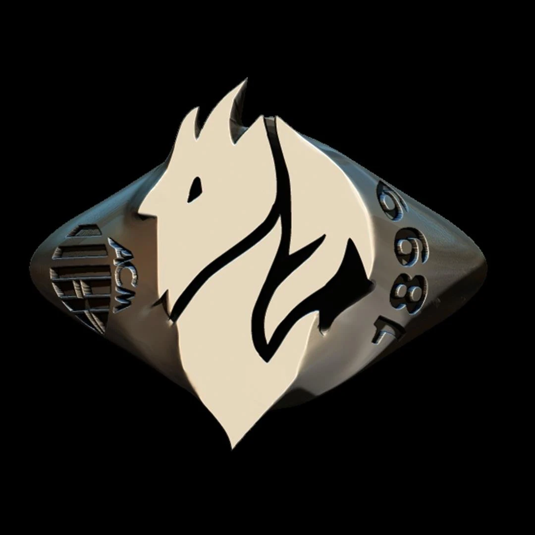 ac milan fan ring 3D Print Model .c4d .max .obj .3ds .fbx .stl .blend 