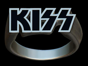 anillo de abanico de beso Modelo de impresión 3D