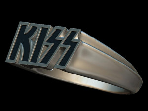 kiss fan ring Model Cetak 3D