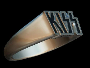 kiss fan ring 3D Print Model