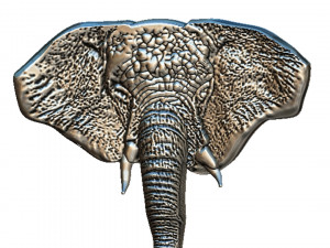 elephant pendant 3D Print Model