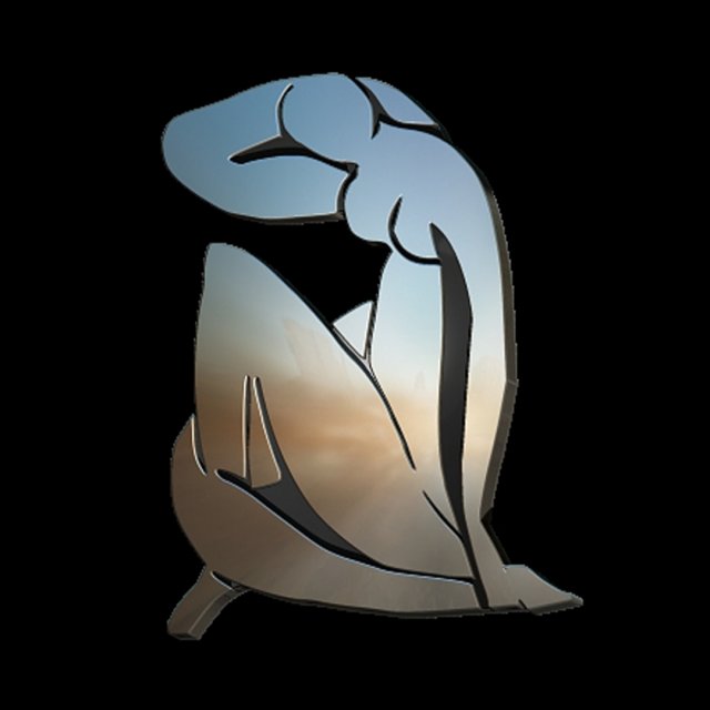 nu bleu ii matisse pendant 3D Print Model .c4d .max .obj .3ds .fbx .stl .blend 