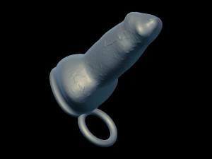 real dog shape penian sleeve 3D Print Model