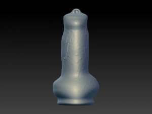 real dog shape penian sleeve Model Cetak 3D